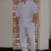 Men’s Linen T-Shirt and Pants Set for Casual Comfort