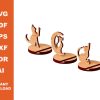 178-Phone holder vector for CNC svg vector file, vector cut file, digital vector art, cnc, cnc file, cnc pattern, cnc cut, laser cut – L178