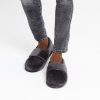 Women Double Strap & ,Buckle Barefoot Sandals SMOOTH CREAM Leather Handmade Zero Drop, Slipper
