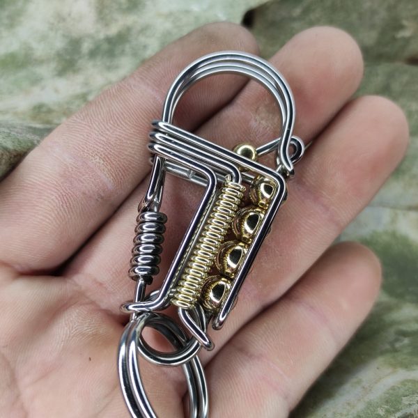 Handmade keychain gift for luxury boyfriend, Keychains handmade wire, Keychain for gorgeous men