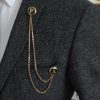 Eagle Brooch, Eagle Collar Pin, Jacket Handmade Lapel, Gift For Man, Men’s Jewellery Accessory Wedding Groomsmen