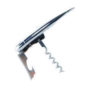 Laguiole waiter’s knife corkscrew made of stainless steel with Laguiole bow tie/bee in a gift box