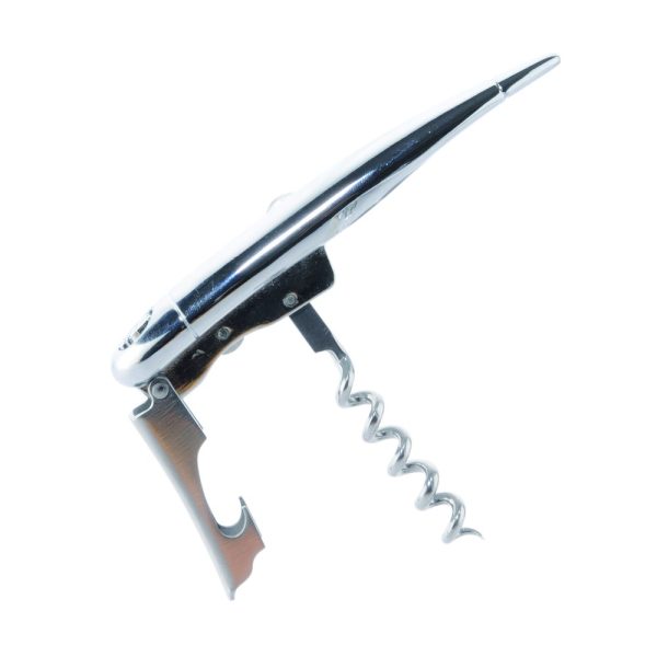 Laguiole waiter’s knife corkscrew made of stainless steel with Laguiole bow tie/bee in a gift box