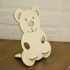 Personalized Wood Cell Phone Tablet Stand, Custom Engraved  Animal Cell Phone Holder, Office Gift