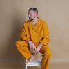 Linen Elegance: Men’s Shirt and Pants Set for Summer