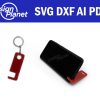 Simple Laser Files for Phone Stand (SVG, PDF, DXF)