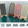 3D Animals Phone Stands Laser Cut SVG, Cell Phone Stand Bundle, Animal 3D Laser Phone Holders, CNC File, Kids Laser Cut,  Home Decor