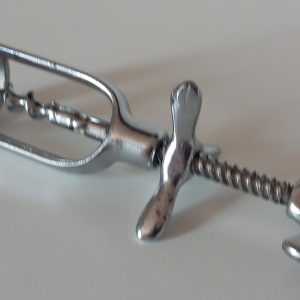 Collectable vintage French metal corkscrew / barware / bottle opener