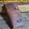 Personalized Leather Phone Holder, Leather tool belt pouches with belt loop, Magnetic Closure Belt Pouch, Large Belt bag,Gift for Dad