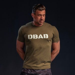 DBAB (Don’t be a bitch) Funny shirt, Workout Shirt Men, Funny Gym Top, Muscle Shirt, Dumbbell Weightlifting Body Building Fitness crossfit