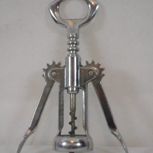 vintage Italian winged metal corkscrew / barware / bottle opener