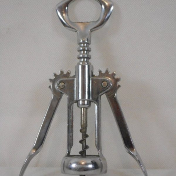 vintage Italian winged metal corkscrew / barware / bottle opener