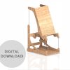 Compact Phone Stand – Leather Craft PDF Pattern Download with Video Tutorial