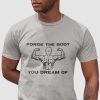 Beast Mode Blob Gym T-Shirt – Funny Workout Shirt | Body Positivity Fitness Tee | Unisex Soft Gym Shirt for Weightlifting