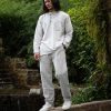 Linen set – Gift for men – Oversize costume – Natural fabric – Lounge wear – Flax clothes – Eco color – Relaxed fit pants and shirt