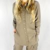 Grey Striped Linen Pajama Set, Two Piece Linen Men’s Pajama Set,Long Sleeve Linen Pajama,Linen Loungewear Set,Linen Christmas Pajama