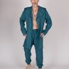 Linen set – Gift for men – Oversize costume – Natural fabric – Lounge wear – Flax clothes – Eco color – Relaxed fit pants and shirt