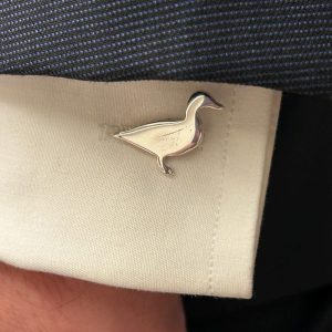 Handmade 925 Sterling Silver Duck Cufflinks,Men’s Accessories,wedding,bestman,suit,college, graduation,unique,groomsmen,business,gift,drake