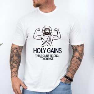 This Body Belongs to Christ Unisex T-Shirt – Funny Workout Tee, Christian Gym Shirt, Fitness Apparel, Faith-Based Gift for Him,