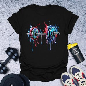 Workout Shirt Gym Weightlifting Shirt Funny Fitness Bodybuilding T-Shirt Dumbbell Exercise T Shirt Fitness Deadlift Shirt Gym Lover Gift