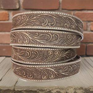Handmade Men’s Western Belt Genuine Full Grain Leather Heavy Duty Without Buckle