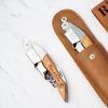 Naturalwood Laguiole Corkscrew Wine Opener Engraved – Laguiole France – French Made – Wine Key Bottle Opener – Personalized Wedding Gift