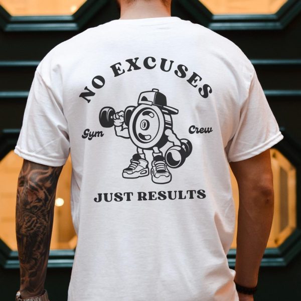 Fitness T-Shirt / Perfect motivational shirt for athletes, fitness, gym / Cool design for workout and training, body builder, fitness fans